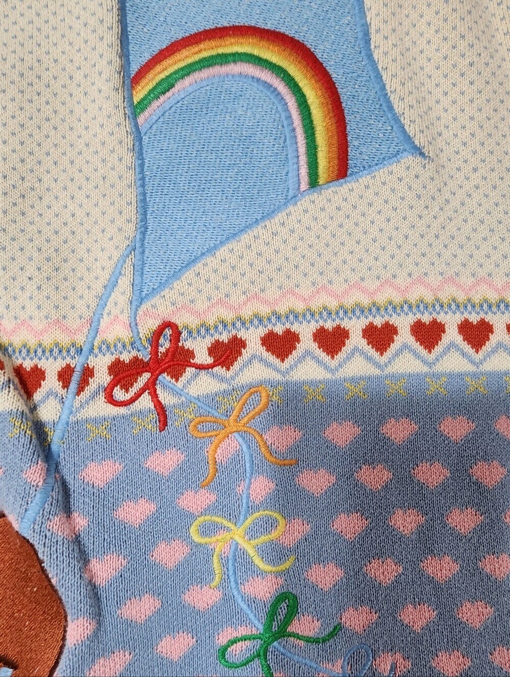 Mod Cloth X Care Bears Knit Swester Tender Heart Bear - Picture 4 of 9
